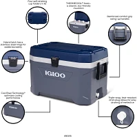 Igloo Maxcold Latitude Full-Size 54 qt Cooler                                                                                   