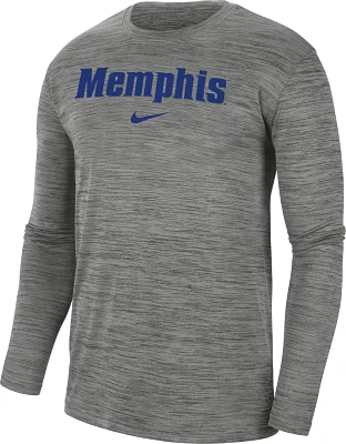 Nike Men's University of Memphis Velocity Team Issue Long Sleeve T-shirt