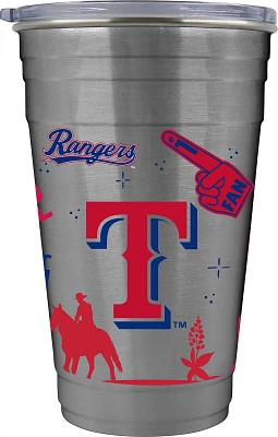 Great American Products 22 oz Texas Rangers Team Color Tailgater Travel Tumbler                                                 