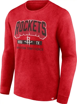 Fanatics Men's Houston Rockets Front Court Press Long Sleeve T-shirt