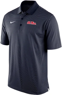 Nike Men's University of Mississippi Stadium Stripe Polo Shirt