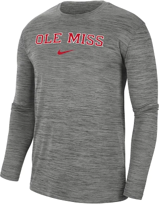 Nike Men's University of Mississippi Velocity Team Issue Long Sleeve T-shirt