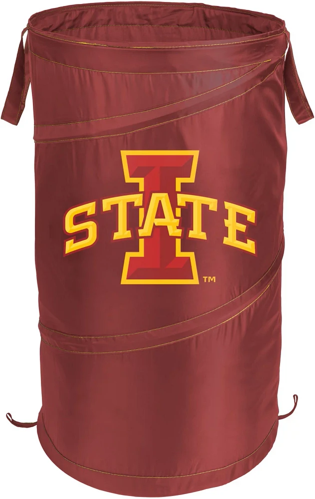 Smart Design Iowa State University Pop Up Spiral Collapsible Laundry Hamper                                                     