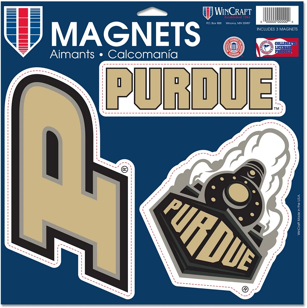 WinCraft Purdue University Car Magnet                                                                                           