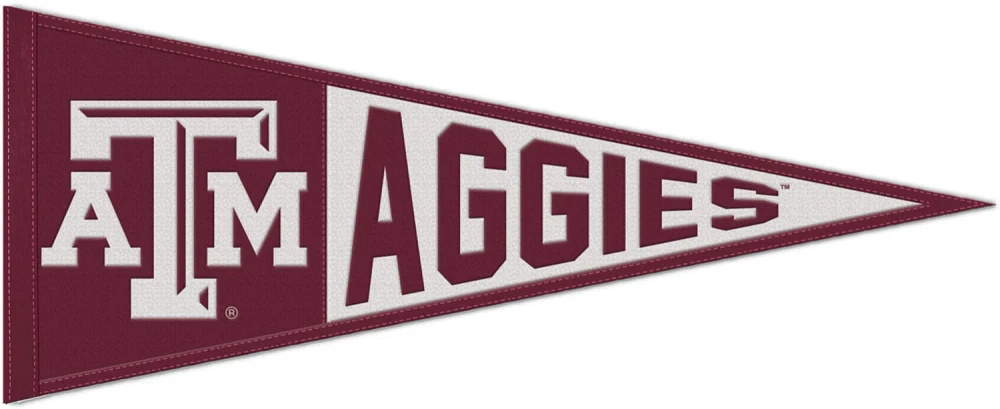 WinCraft Texas A&M University 13 in x 32 in Wool Pennant                                                                        