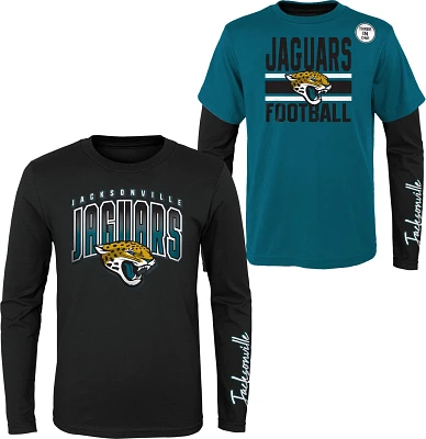 Outerstuff Boys' 4-7 Jacksonville Jaguars Fan Fave 3-in-1 Combo T-shirt                                                         