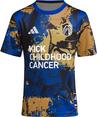 adidas Youth St. Louis City SC '23 Kick Childhood Cancer Jersey