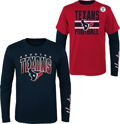 Outerstuff Boys' 4-7 Houston Texans Fan Fave 3-in-1 Combo T-shirt