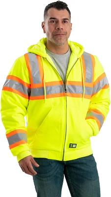 Berne Men's Hi-Visibility Hooded Active Jacket