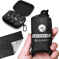 OCEAS Outdoors Mylar Emergency Space Blanket- 4 Pack                                                                            