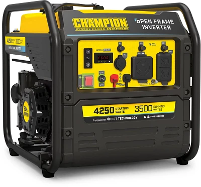 Champion Power Equipment 4500-Watt RV Ready Open Frame Inverter Generator with Quiet Technology                                 