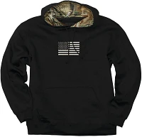 Buck Wear Men's Camo Stag and Stripes Hoodie