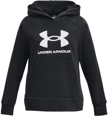 Under Armour Girls' Rival Fleece Big Logo Hoodie                                                                                