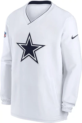 Nike Men's Dallas Cowboys Repel Woven Long Sleeve Windshirt