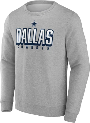 '47 Men's Dallas Cowboys Bold Move Crewneck Sweatshirt                                                                          