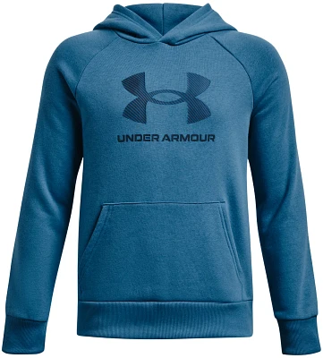 Under Armour Boys' Rival Fleece Print Fill Hoodie