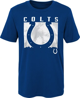 Outerstuff Boys' 4-7 Indianapolis Colts Liquid Camo Logo Short Sleeve T-shirt