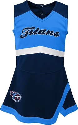 Outerstuff Girls' Tennessee Titans TDLR Cheer Captain Cheerleader Jumper