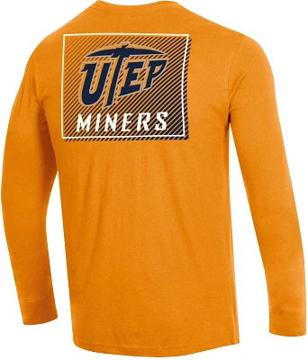 Champion Men's University of Texas at El Paso Team Mascot Long Sleeve T-shirt