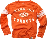 Wes and Willy Boys' Oklahoma State University Sleeve Stripe Long T-shirt