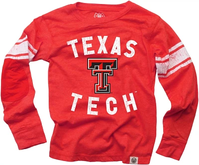 Wes and Willy Boys' Texas Tech University Sleeve Stripe Long T-shirt