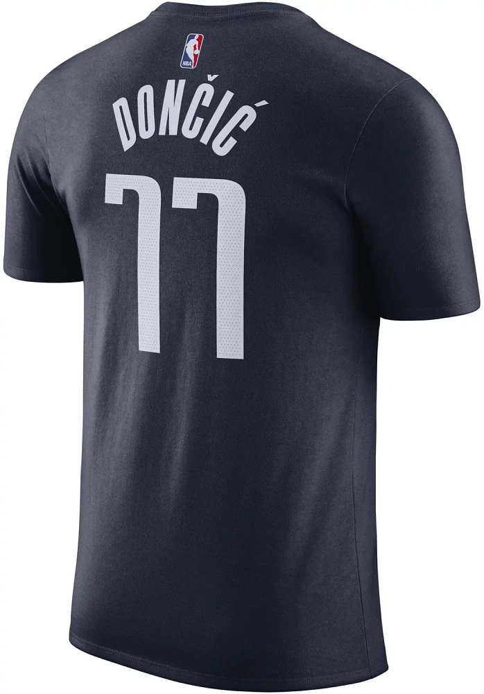 Nike Men's Dallas Mavericks Luka Doncic #77 Essential Statement N&N T-shirt