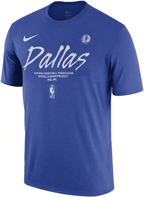 Nike Men's Dallas Mavericks Essential Wordmark Short Sleeve T-shirt