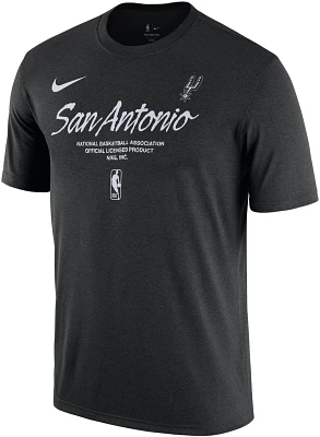 Nike Men's San Antonio Spurs Essential Wordmark Short Sleeve T-shirt