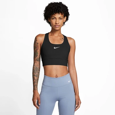 Nike Women's Dri-FIT Swoosh Longline Medium Support Sports Bra