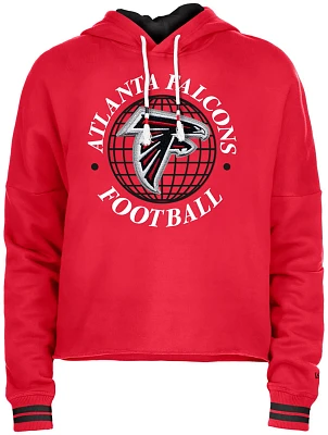 New Era Women's Atlanta Falcons Cropped Fleece Hoodie