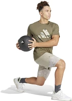 adidas Men's Train Essential Sea Camo Brand Love Training Shirt