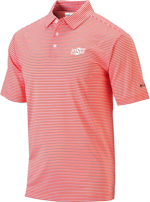 Columbia Sportswear Men's Oklahoma State University Club Invite Stripe Polo Shirt