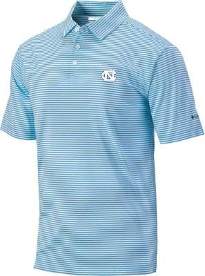 Columbia Sportswear Men's University of North Carolina Club Invite Stripe Polo Shirt