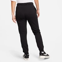 Nike Women's Sportswear Club Fleece Shine Mid-Rise Pants