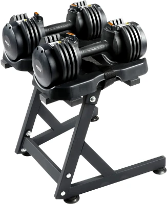 PRCTZ Quick Select Adjustable Dumbbell Set With Stand                                                                           