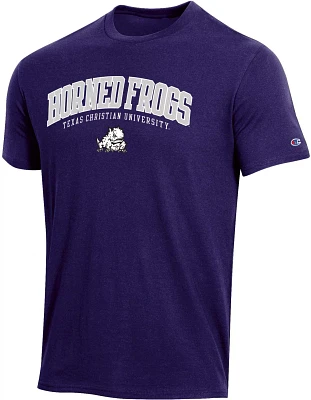 Champion Men's Texas Christian University Applique T-shirt                                                                      