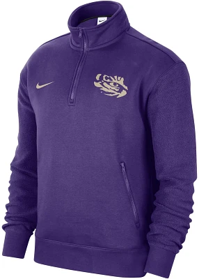 Nike Men's Louisiana State University 1/2-Zip Pullover