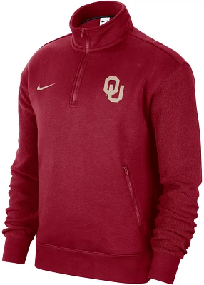 Nike Men's University of Oklahoma 1/2-Zip Pullover
