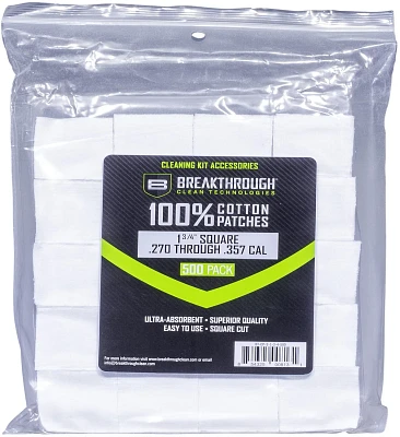 Breakthrough 1.75in Square Cotton Patch 500-Pack                                                                                