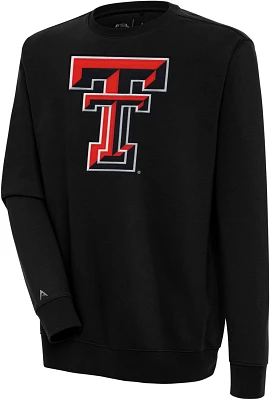 Antigua Men's Texas Tech University Victory Large Logo Crew Sweatshirt