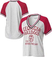 WEAR Women's University of Georgia Raglan Short Sleeve T-shirt