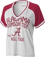 WEAR Women's University of Alabama Raglan Short Sleeve T-shirt