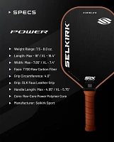 Selkirk Sport Halo Power Max Raw Carbon Paddle                                                                                  