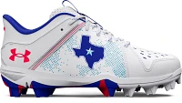 Under Armour Youth Leadoff Low Rubber Molded Texas Baseball Cleats                                                              