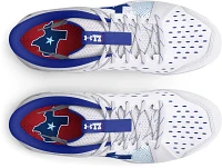 Under Armour Youth Leadoff Low Rubber Molded Texas Baseball Cleats                                                              
