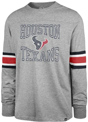 '47 Houston Texans Men's Cover Two Brex Long Sleeve T-shirt