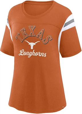 Fanatics Women's University of Texas Fundamentals Striped Tailgate T-shirt