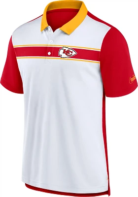 Nike Men's Kansas City Chiefs Rewind Pique Polo Shirt