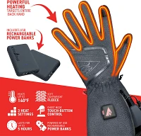 ActionHeat Women's Slim Fit 5 V Heated Fleece Gloves