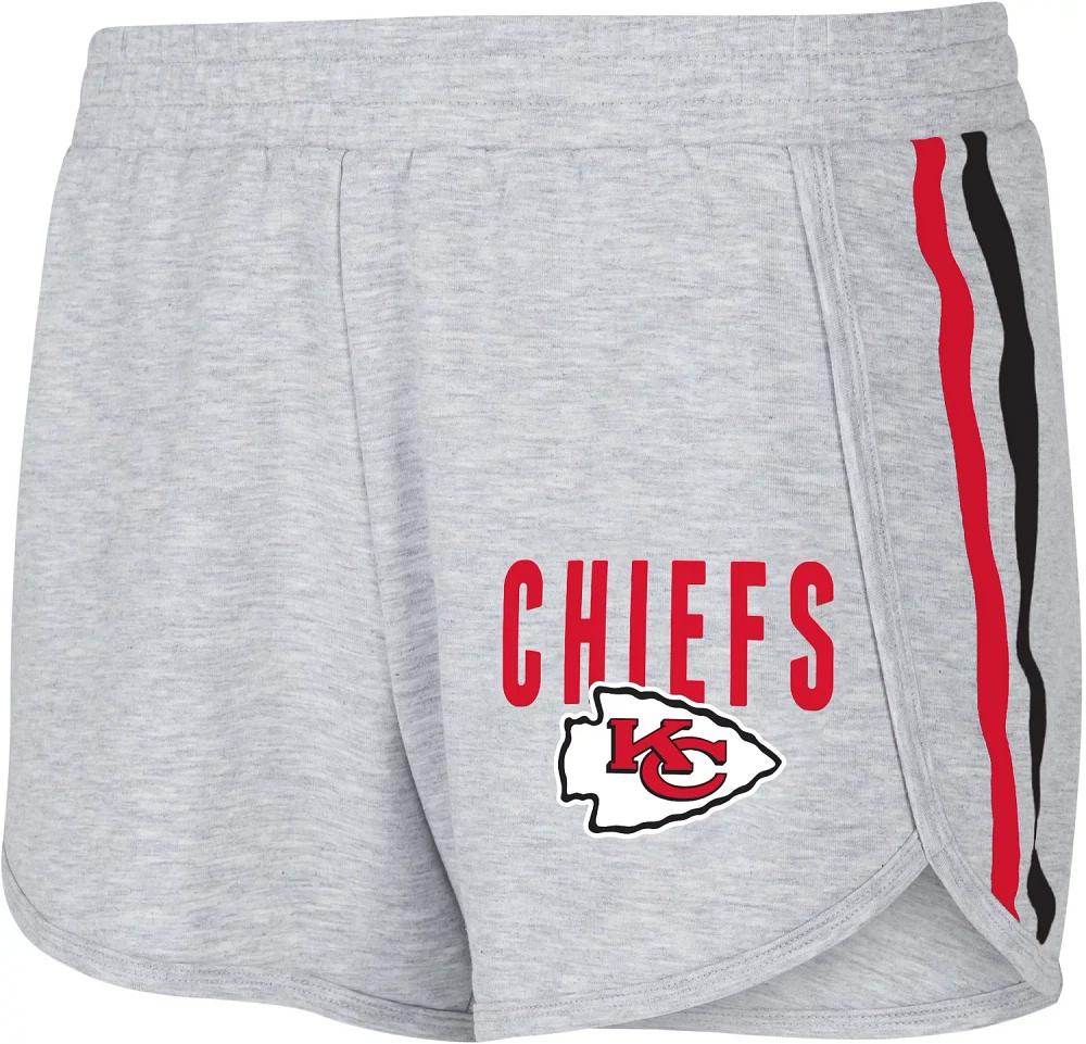 Concepts Sports Women's Kansas City Chiefs Cedar Fleece Shorts
